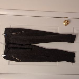 American Eagle Grey Zipper Joggers